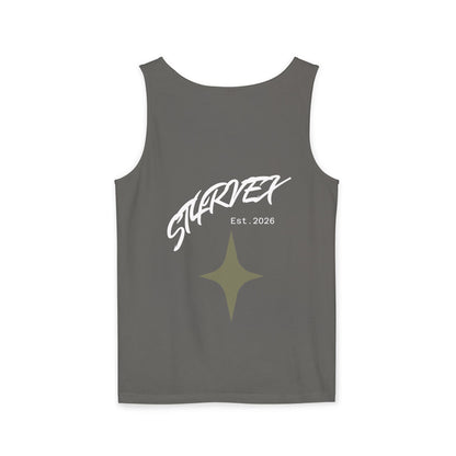 Starvex Sparkle Tank Top — Retro Star Graphic "EST. 2026"