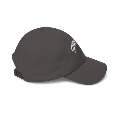 Dad Cap — Gold Glitter “ST4RVEX” Embroidered Baseball Hat
