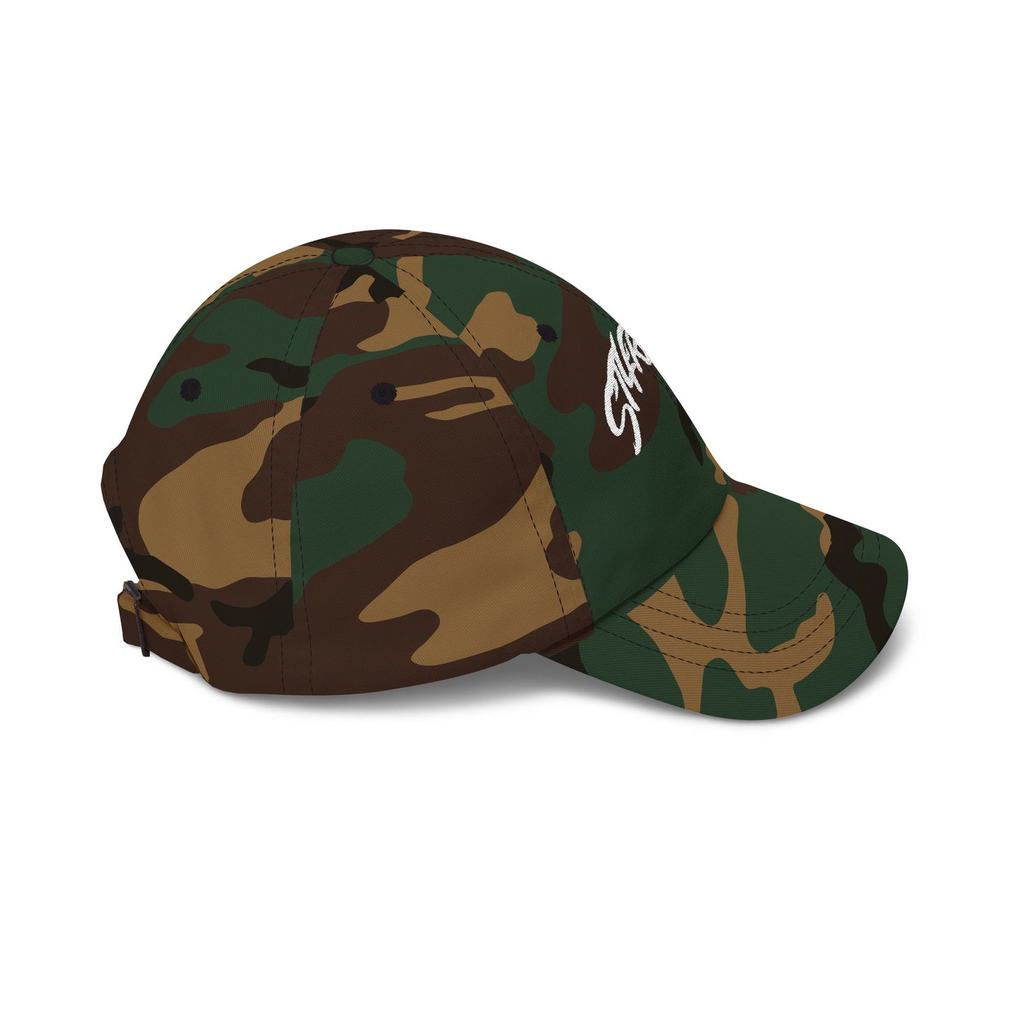 Dad Cap — Gold Glitter “ST4RVEX” Embroidered Baseball Hat