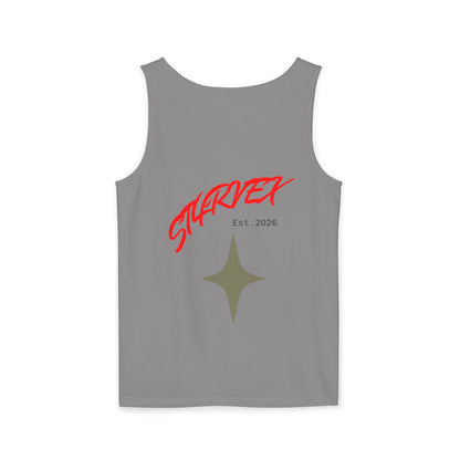 Starvex Sparkle Tank Top — Retro Star Graphic "EST. 2026"