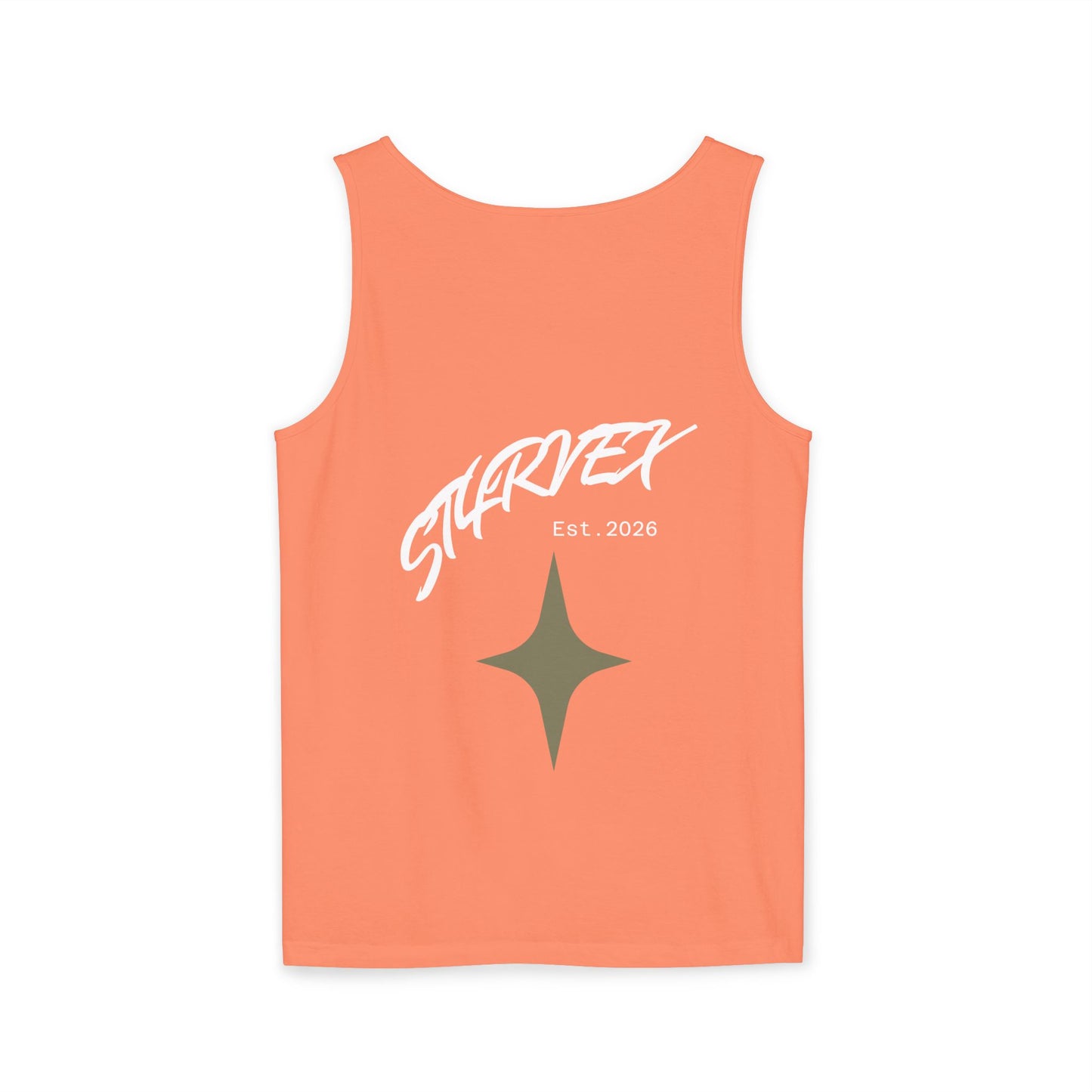 Starvex Sparkle Tank Top — Retro Star Graphic "EST. 2026"