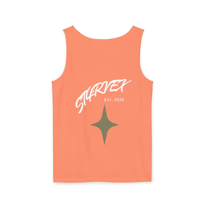 Starvex Sparkle Tank Top — Retro Star Graphic "EST. 2026"