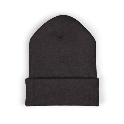 Embroidered STA4VEX Cuffed Beanie — Classic Knit Winter Hat