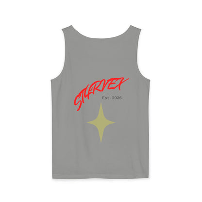 Starvex Sparkle Tank Top — Retro Star Graphic "EST. 2026"
