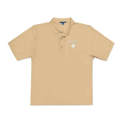 Embroidered 'Starvet' Polo Shirt with Compass Logo — Classic Casual Workwear