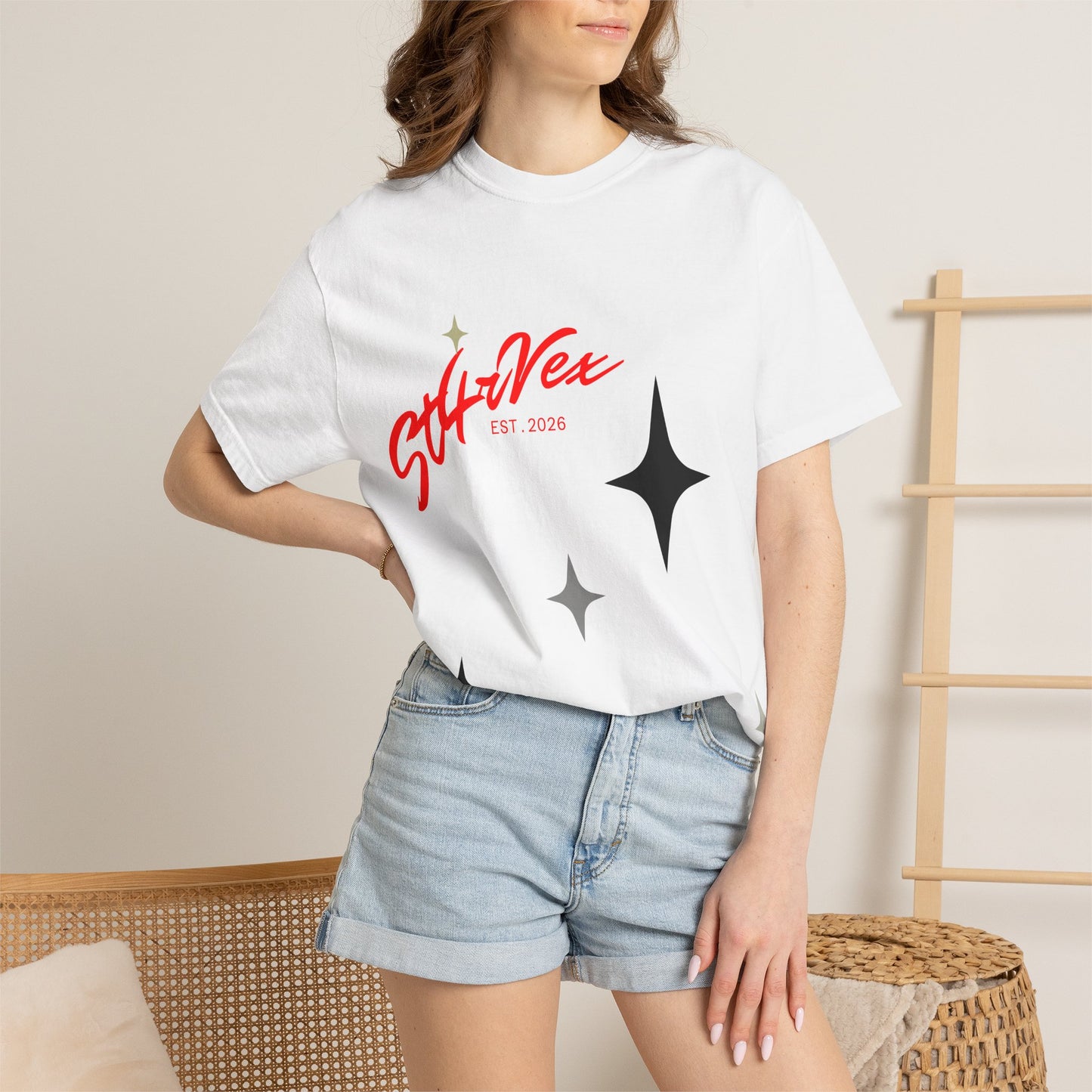 StarVex retro sparkles T-Shirt | vintage star logo tee, celestial graphic
