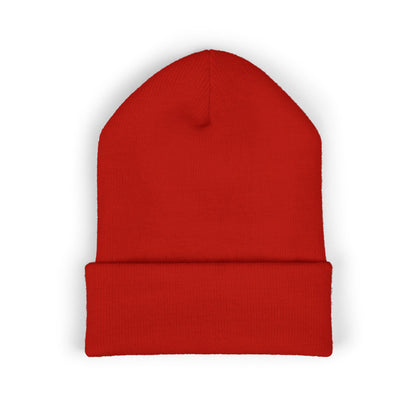 Embroidered STA4VEX Cuffed Beanie — Classic Knit Winter Hat