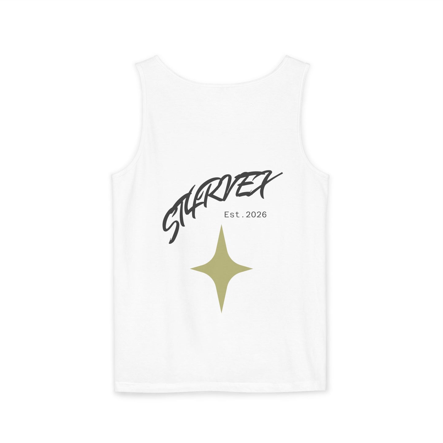 Starvex Sparkle Tank Top — Retro Star Graphic "EST. 2026"