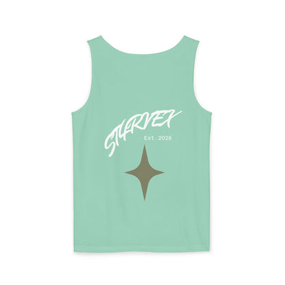 Starvex Sparkle Tank Top — Retro Star Graphic "EST. 2026"