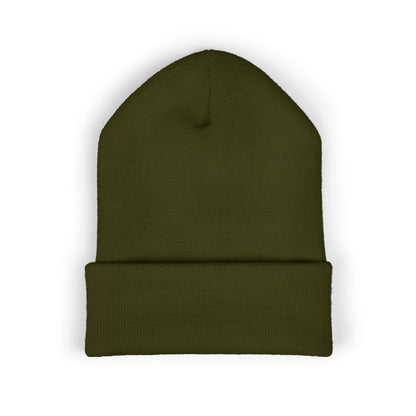 Embroidered STA4VEX Cuffed Beanie — Classic Knit Winter Hat
