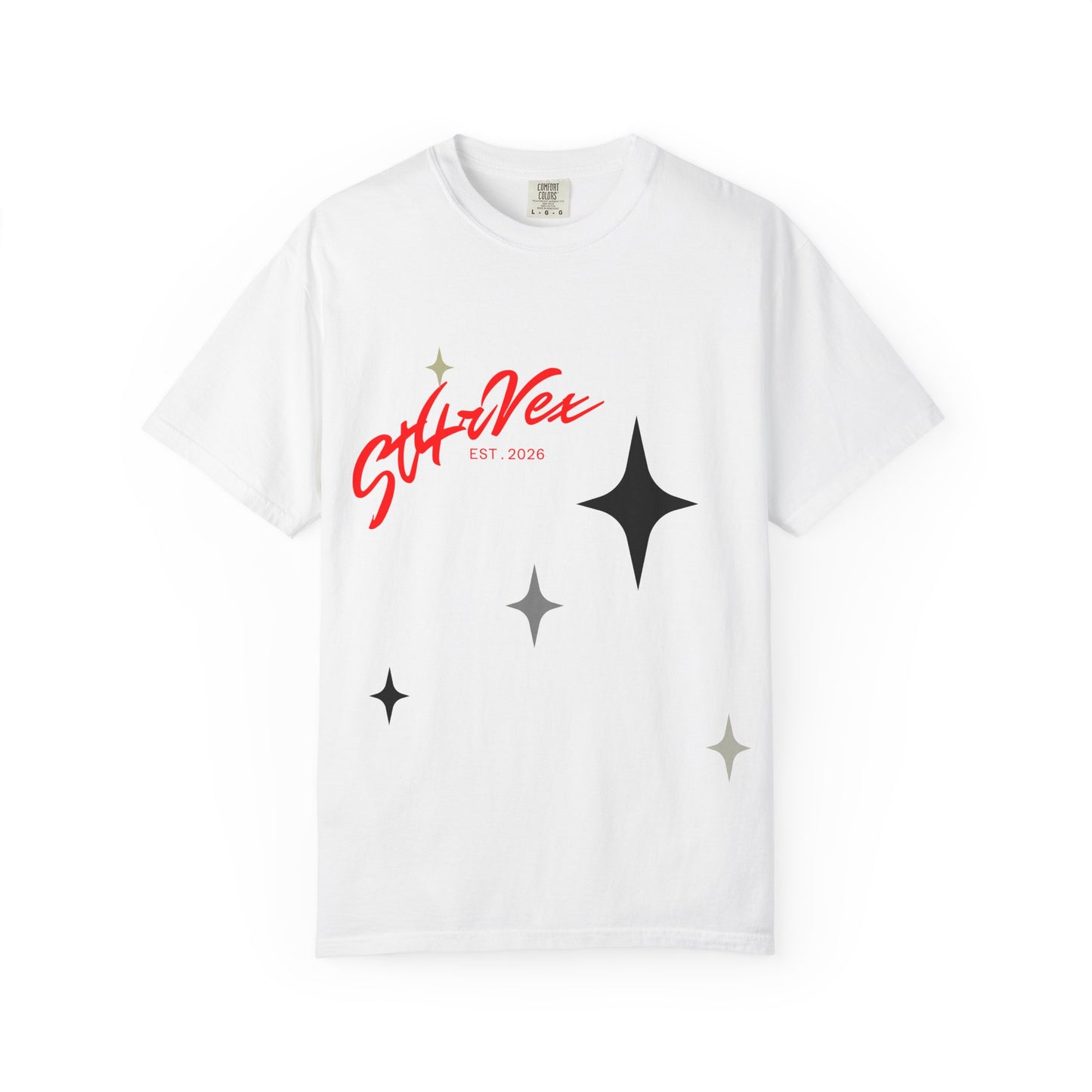 StarVex retro sparkles T-Shirt | vintage star logo tee, celestial graphic