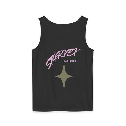 Starvex Sparkle Tank Top — Retro Star Graphic "EST. 2026"