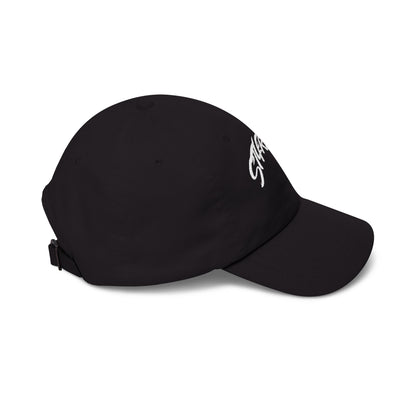 Dad Cap — Gold Glitter “ST4RVEX” Embroidered Baseball Hat