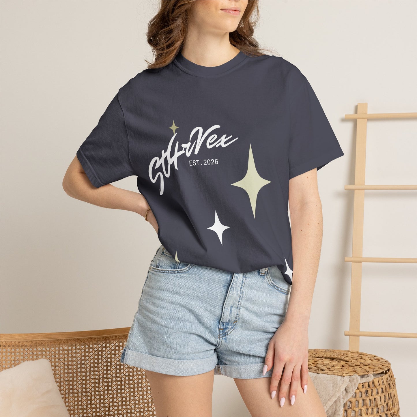 StarVex retro sparkles T-Shirt | vintage star logo tee, celestial graphic