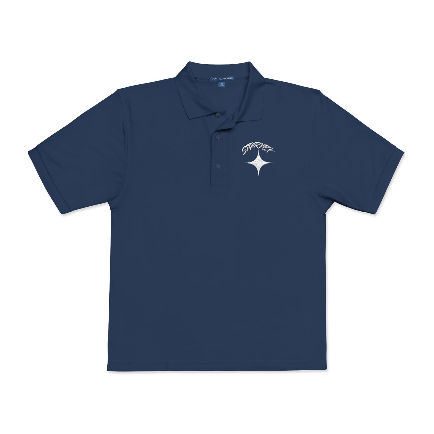 Embroidered 'Starvet' Polo Shirt with Compass Logo — Classic Casual Workwear