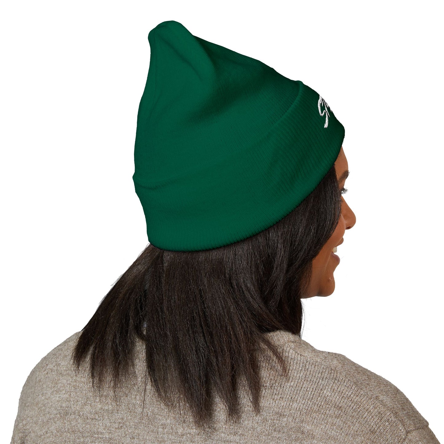 Embroidered STA4VEX Cuffed Beanie — Classic Knit Winter Hat