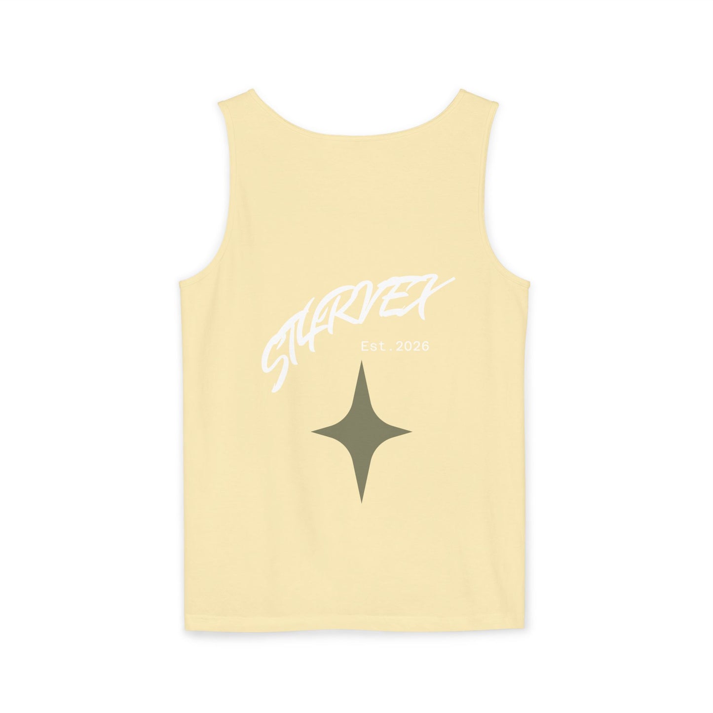 Starvex Sparkle Tank Top — Retro Star Graphic "EST. 2026"