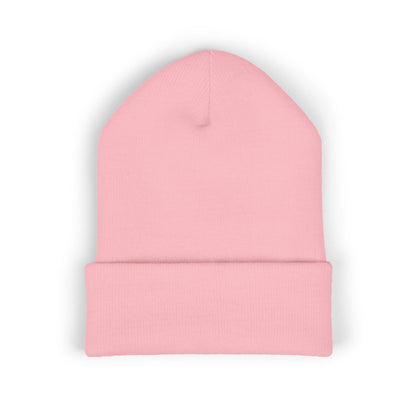 Embroidered STA4VEX Cuffed Beanie — Classic Knit Winter Hat