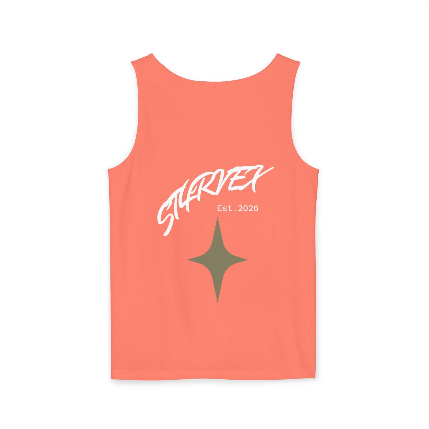 Starvex Sparkle Tank Top — Retro Star Graphic "EST. 2026"