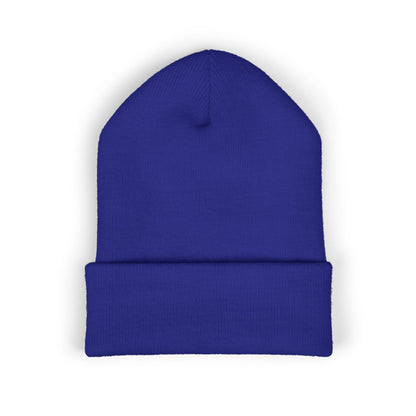 Embroidered STA4VEX Cuffed Beanie — Classic Knit Winter Hat