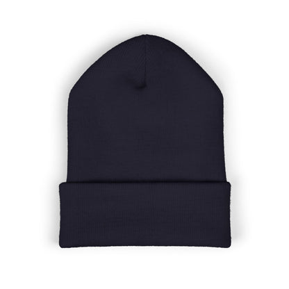 Embroidered STA4VEX Cuffed Beanie — Classic Knit Winter Hat