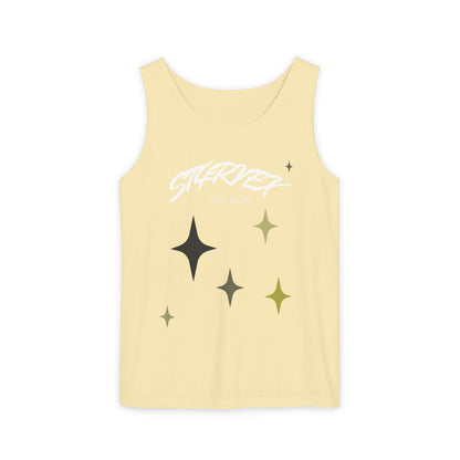 Starvex Sparkle Tank Top — Retro Star Graphic "EST. 2026"